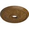 Ekena Millwork Berkshire Medallion (Canopies up to 6 3/8"), 20 1/8"OD x 3 7/8"ID x 1 7/8"P, Smokey Topaz Crackle CM20BE1STC - alternate 5